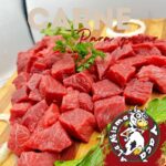 Deliciosa carne de res picada para preparar tacos o guisados