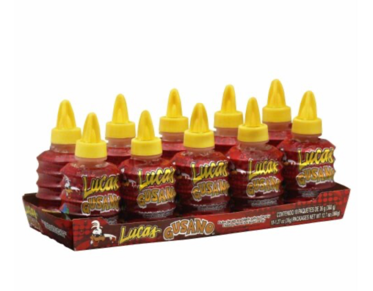 Lucas Gusano Chamoy 10 pcs