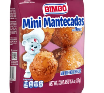 Bimbo Mini Mantecadas de Nuez 123 g.