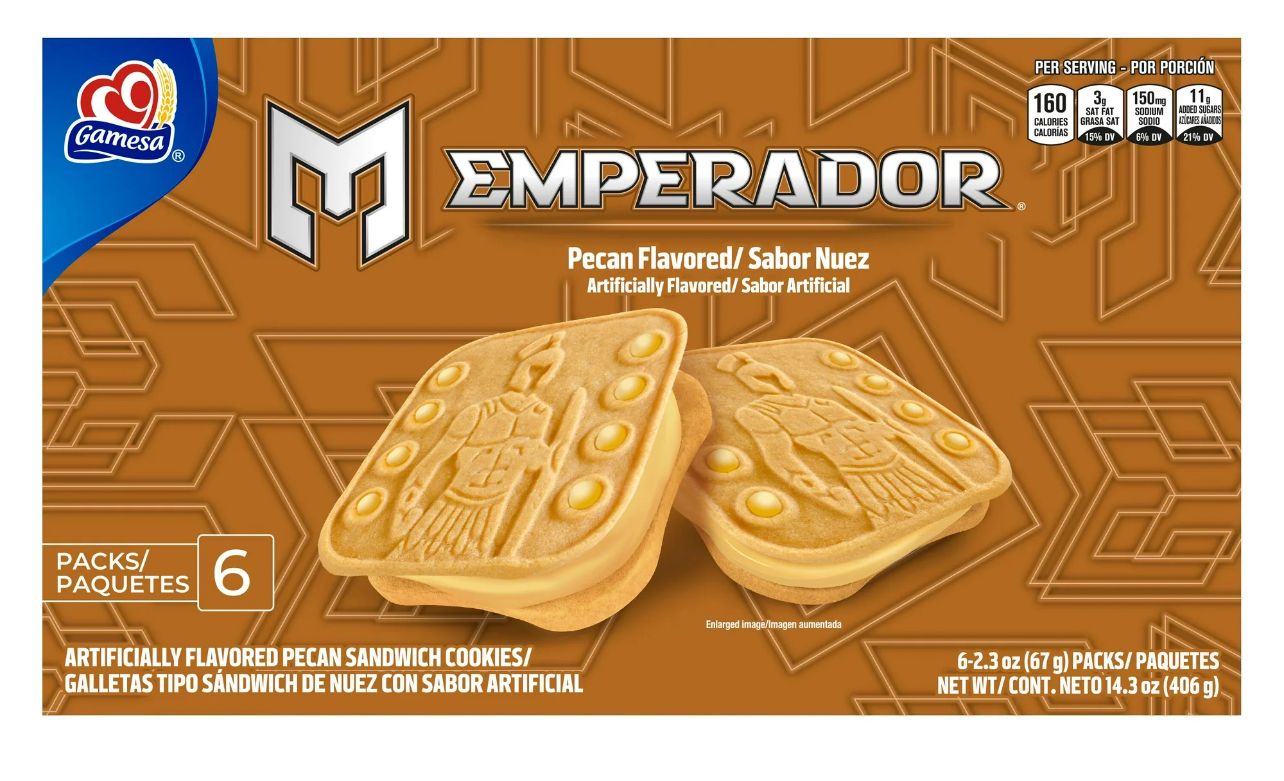 Gamesa Emperador Pecan 14.3 oz.